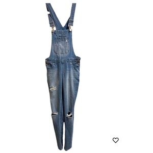 Stylish Blue Denim Overalls